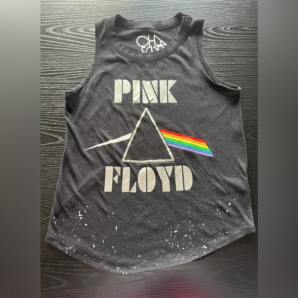 5/$30 Chaser brand Pink Floyd tank top. Sz 10